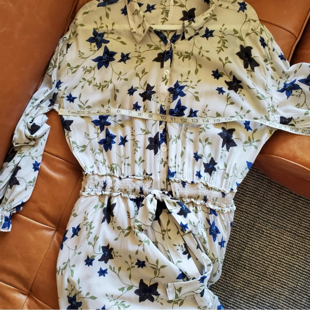 Free People Lighten Up Tea Combo Mini Dress Large - Picture 12 of 13
